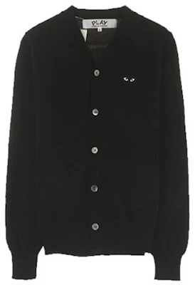 Comme Des Garçons CDG Play 黑心羊毛開襟外套毛衣 黑色. AZ-N024-051-1 Buy Comme Des Garçons CDG Play 黑心羊毛開襟外套毛衣 黑色. AZ-N024-051-1
