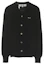 Buy Comme Des Garçons CDG Play 黑心羊毛開襟外套毛衣 黑色. AZ-N024-051-1