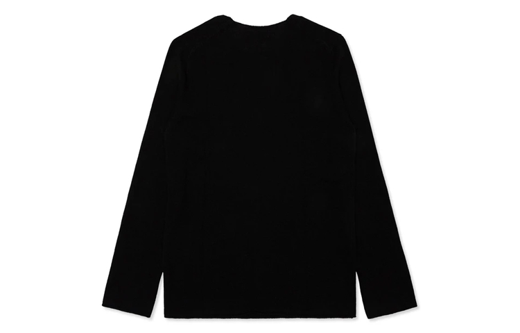 Comme Des Garçons CDG Play Black Heart Wool Pullover Sweater  - Black AZ-N068-051-1 圖 3