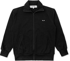 Comme Des Garçons CDG Play Black Heart Zip-Up Long Sleeve Jacket Black. AZ-T256-051-1 Comme Des Garçons CDG Play Black Heart Zip-Up Long Sleeve Jacket Black. AZ-T256-051-1