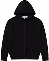 Comme des Garçons CDG Play FW24 Black Heart Embroidered Zip-Up Hoodie Unisex - Black AX-T344-051-1 Comme des Garçons CDG Play FW24 Black Heart Embroidered Zip-Up Hoodie Unisex - Black AX-T344-051-1