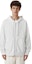 Shop Comme Des Garçons CDG Play FW24 White Hoodie with Back Black Heart Embroidery Unisex. AX-T344-051-2