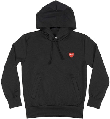 Comme Des Garçons CDG Play 男款黑色圖形標誌連帽衫。 AX-T174-051-1 Order Comme Des Garçons CDG Play 男款黑色圖形標誌連帽衫。 AX-T174-051-1