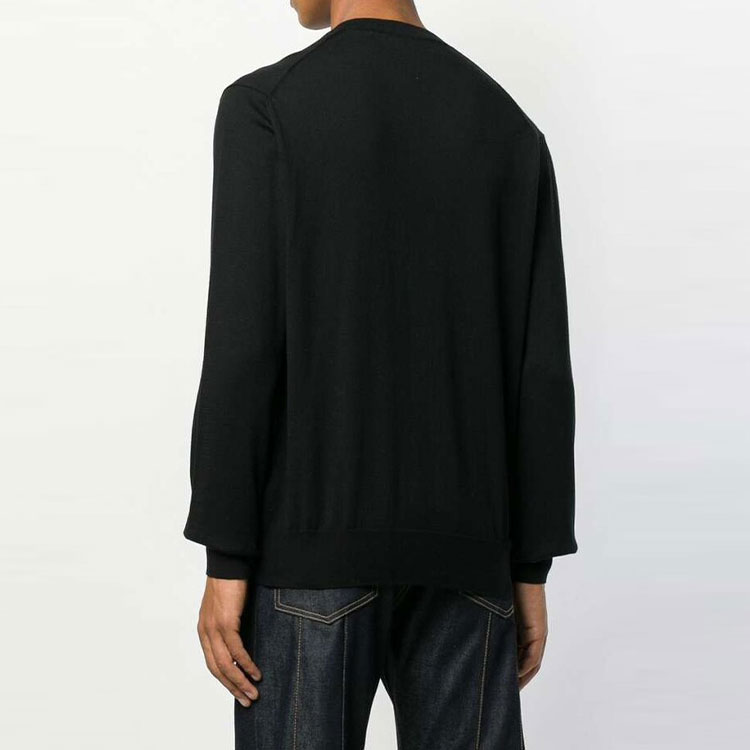 Comme Des Garçons CDG Play Heart V-Neck Pullover Sweater  Black. AZ-N052-051-1 圖 4