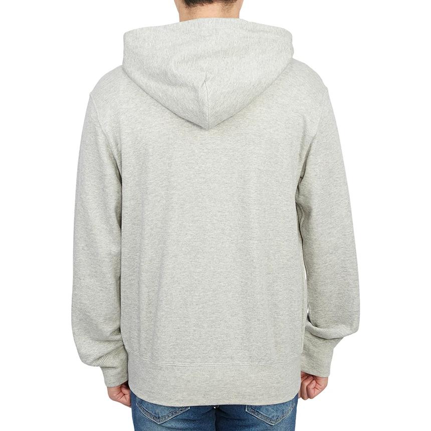 Lookbook Comme Des Garçons CDG Play標誌印花連帽全拉鏈針織外套 灰色。 AZ-T326-051-1