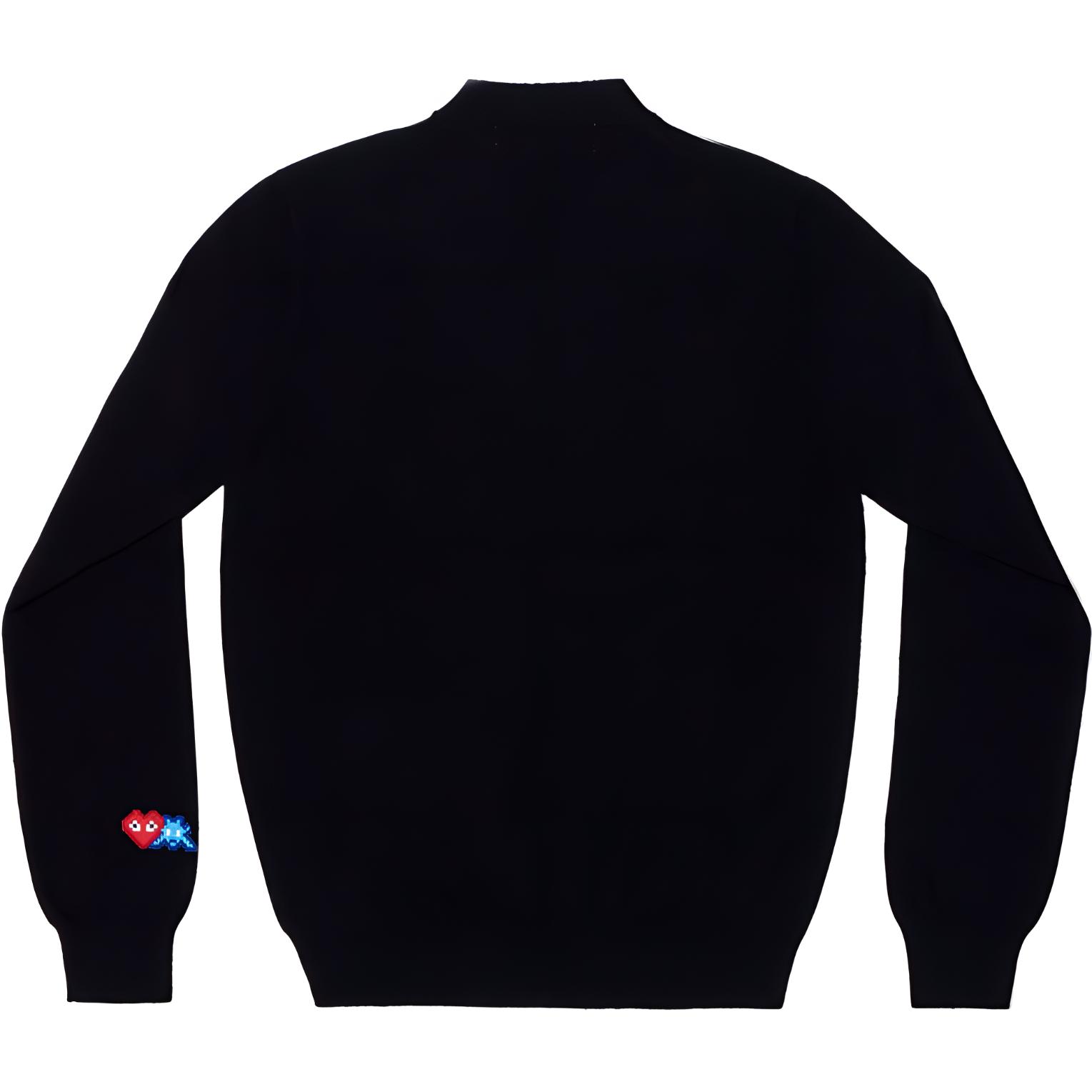 Comme Des Garçons CDG Play Navy Blue  Crewneck Cardigan Sweater AZ-N088-051-2 圖 3