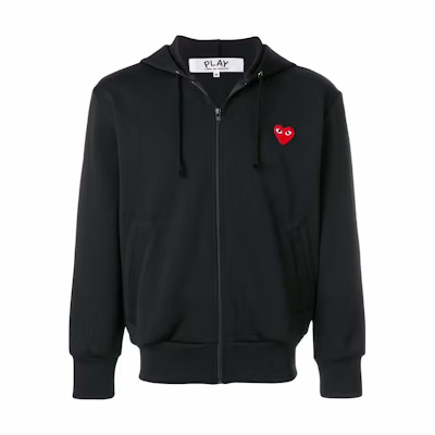 Comme Des Garçons CDG Play SS23 Logo Print Zip-Up Hoodie AZ-T172-051-1-6