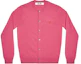 Buy Jersey Unisex Manga Larga Comme Des Garçons CDG Play SS24 Botón Corazón Rosa. AX-N079-051-PINK