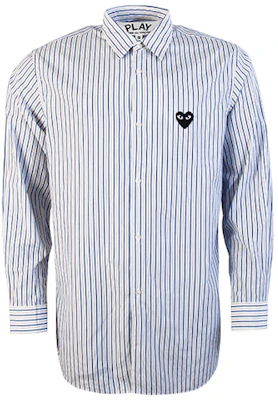 Comme Des Garçons CDG Play條紋長袖Polo衫藍色款式 AZ-B006-051-1 Order Comme Des Garçons CDG Play條紋長袖Polo衫藍色款式 AZ-B006-051-1