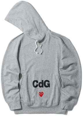 Comme Des Garçons CDG Play x CDG "Play Together" Heart Logo Drawstring Hoodie Grey (). AE-T104-051-1 Buy Comme Des Garçons CDG Play x CDG "Play Together" Heart Logo Drawstring Hoodie Grey (). AE-T104-051-1
