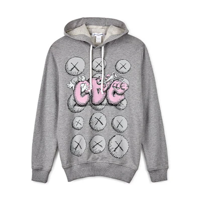 Comme Des Garçons CDG Pullover Logo Print Unisex Casual Hoodie FH-T001-W21