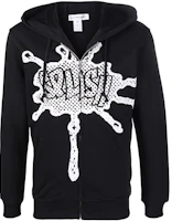 Comme Des Garçons CDG SS22 Graphic Print Hoodie Black FI-T001-1 Comme Des Garçons CDG SS22 Graphic Print Hoodie Black FI-T001-1