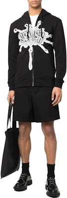 꼼데가르송 CDG SS22 그래픽 프린트 후드티 블랙 FI-T001-1 Lookbook 꼼데가르송 CDG SS22 그래픽 프린트 후드티 블랙 FI-T001-1