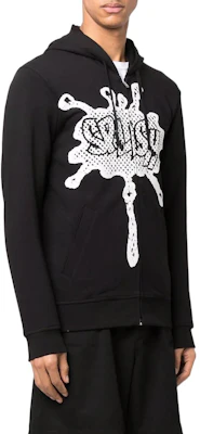 꼼데가르송 CDG SS22 그래픽 프린트 후드티 블랙 FI-T001-1 Shop 꼼데가르송 CDG SS22 그래픽 프린트 후드티 블랙 FI-T001-1