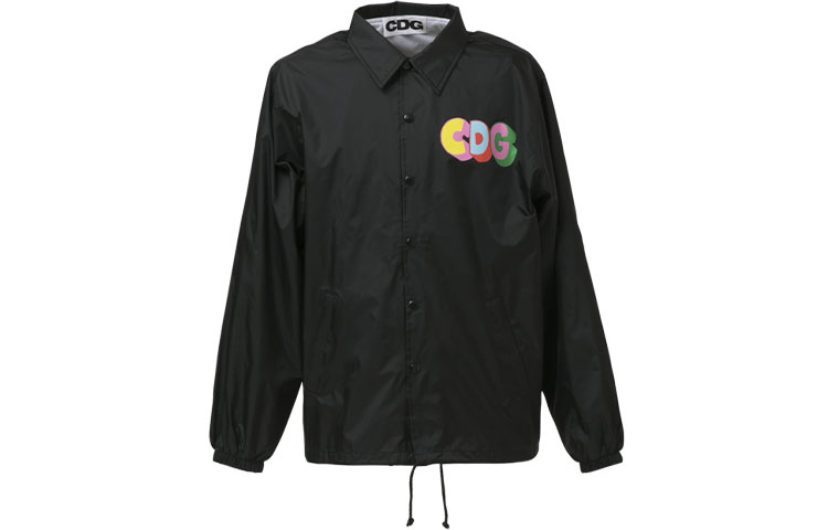 Order 꼼데가르송 CDG x Better™ FW21 유니섹스 로고 프린트 백 레터 칼라 자켓 SH-J002-051-1