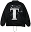 Lookbook Comme des Garçons CDG x Stussy Logo Print Black Zip-Up Jacket Unisex Collaboration SH-J001