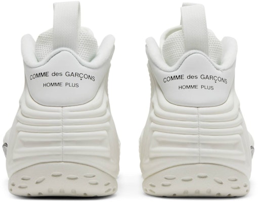 Comme des Garçons Homme Plus x Nike Air Foamposite One 'White' DJ7952-100 Details for Comme des Garçons Homme Plus x Nike Air Foamposite One 'White' DJ7952-100