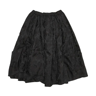 CDG Jacquard Skirt 'Black'