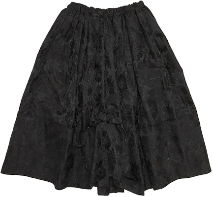 Comme des Garçons Jacquard Skirt 'Black' Order Comme des Garçons Jacquard Skirt 'Black'