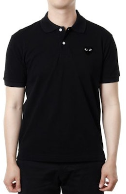 Comme des Garçons Play Black Emblem Polo 'Black' Lookbook Comme des Garçons Play Black Emblem Polo 'Black'