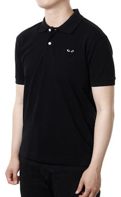 Comme des Garçons Play Black Emblem Polo 'Black' Purchase Comme des Garçons Play Black Emblem Polo 'Black'
