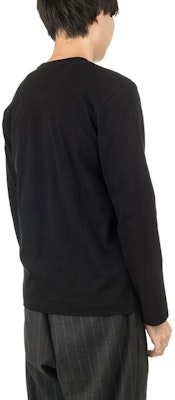 Comme des Garçons PLAY Red Emblem L/S T-shirt 'Black' Lookbook Comme des Garçons PLAY Red Emblem L/S T-shirt 'Black'