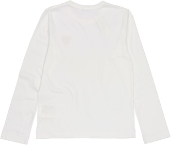 Camiseta Larga Blanca Mujer Comme des Garçons Play Emblema Rojo. AZ-T117-051-2 Order Camiseta Larga Blanca Mujer Comme des Garçons Play Emblema Rojo. AZ-T117-051-2