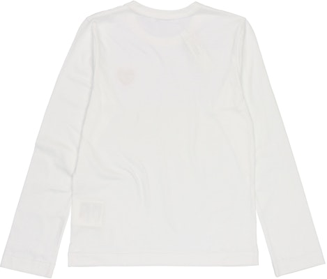 Comme des Garçons Play Red Emblem L/S T-shirt 'White' (WMNS) Order Comme des Garçons Play Red Emblem L/S T-shirt 'White' (WMNS)