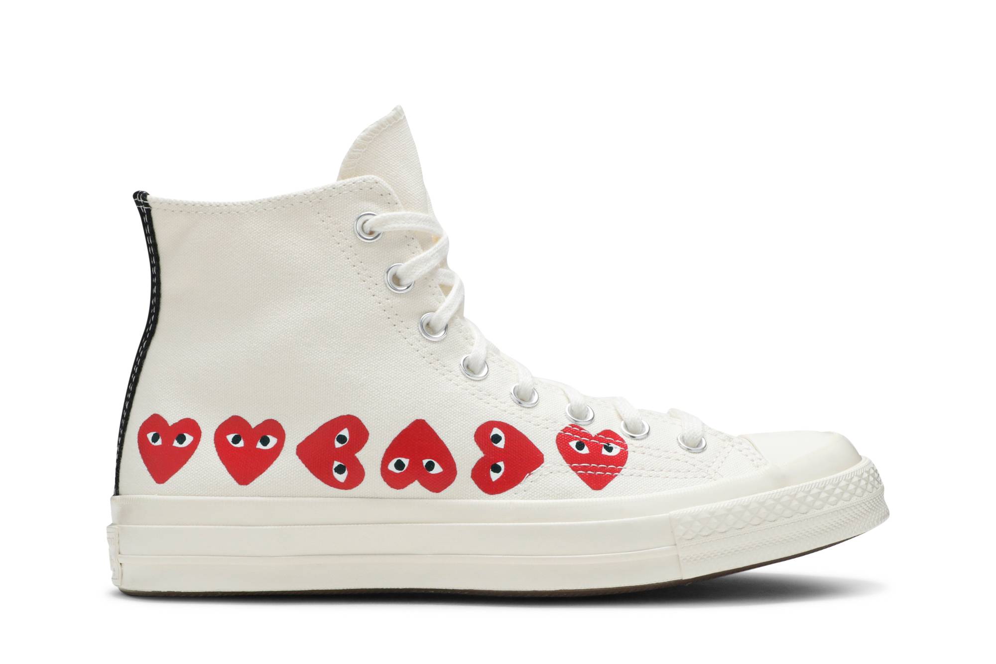 Comme des Garçons Play x Converse Chuck 70 Hi Top 'Multi Heart' 162972C