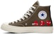 Comme des Garçons Play x Converse Chuck 70 Hi Top 'Multi Heart' Lelaki 162973C