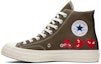 Lookbook Comme des Garçons Play x Converse Chuck 70 Hi Top 'Multi Heart' Lelaki 162973C