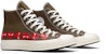 Comme des Garçons Play x Converse Chuck 70 Hi Top 'Multi Heart' Lelaki 162973C