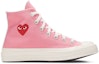 Buy Comme des Garçons PLAY x Converse Chuck 70 High 'Merah Jambu Terang' 168301C