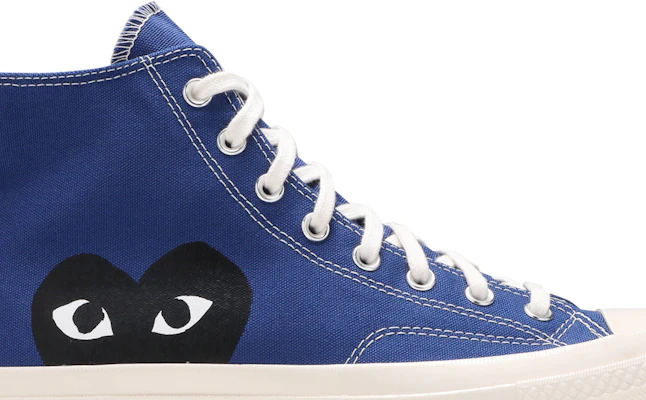 Comme des Garçons PLAY x Converse Chuck 70 High 'Biru Quartz' 171846C Order Comme des Garçons PLAY x Converse Chuck 70 High 'Biru Quartz' 171846C