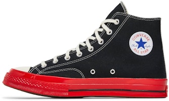 꼼데가르송 플레이 x 컨버스 척 70 하이 '블랙 레드' A01793C Lookbook 꼼데가르송 플레이 x 컨버스 척 70 하이 '블랙 레드' A01793C