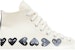 Comme des Garçons PLAY x Converse Chuck 70 High 'Multi Heart - Hitam Susu' A08148C