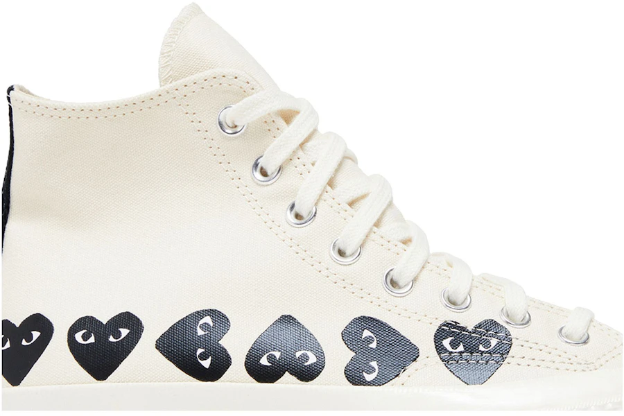 Comme des Garçons PLAY x Converse Chuck 70 High ''Multi Heart - Noir Lait'' A08148C Lookbook Comme des Garçons PLAY x Converse Chuck 70 High ''Multi Heart - Noir Lait'' A08148C