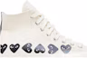 Lookbook Comme des Garçons PLAY x Converse Chuck 70 High ''Multi Heart - Noir Lait'' A08148C