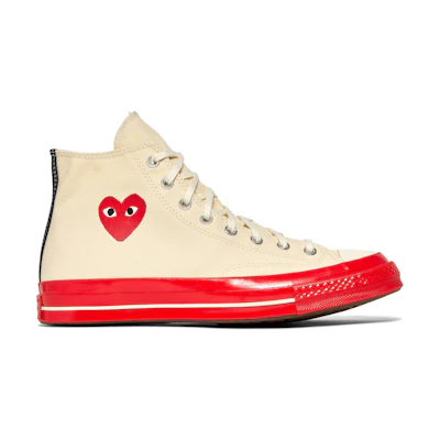 CDG PLAY Converse Chuck 70 High 'Pristine Red'