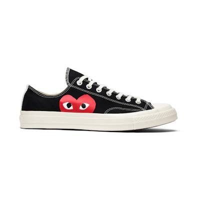 CDG Play Converse Chuck 70 Low 'Black White'