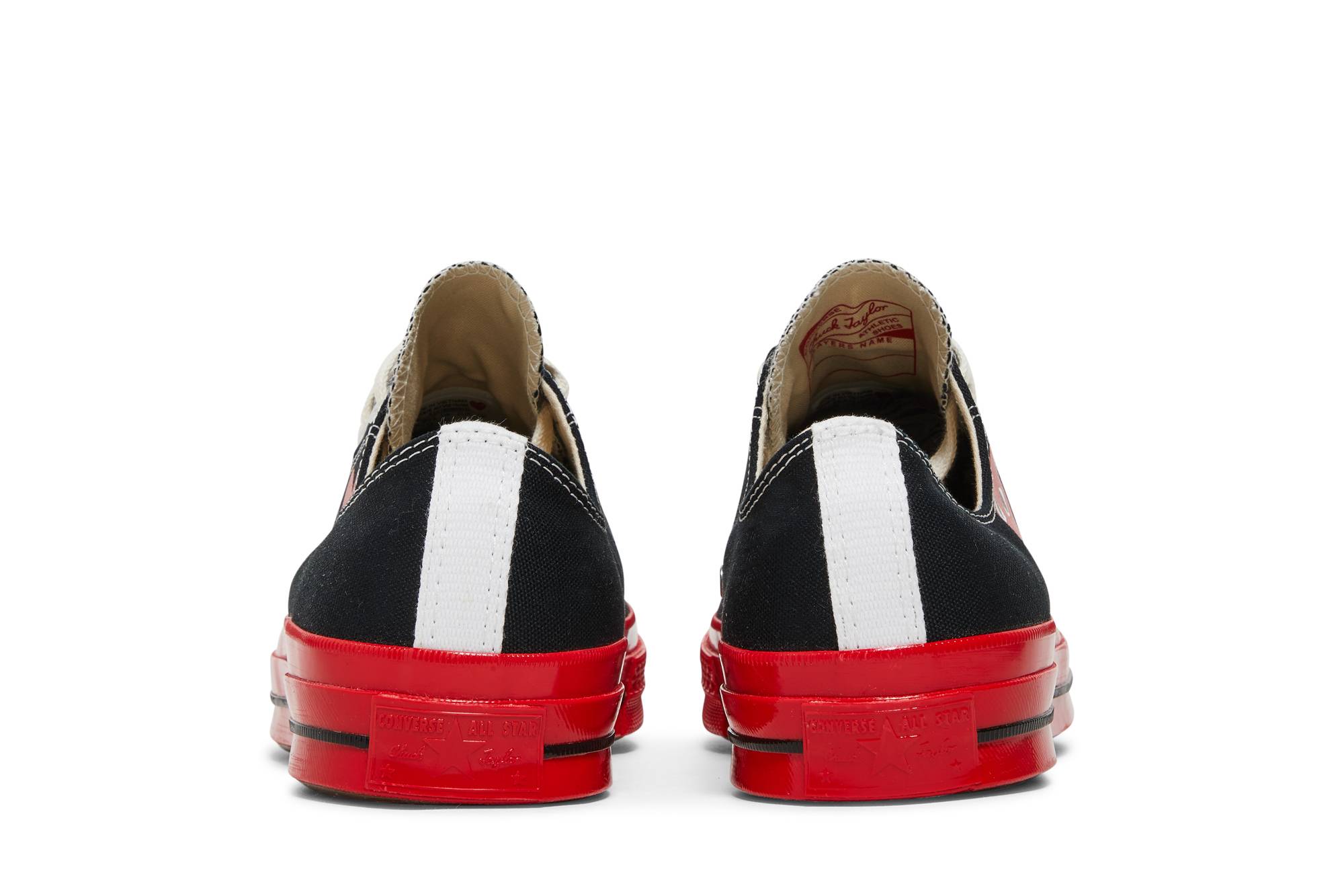 Details for Comme des Garçons PLAY x Converse Chuck 70 低筒 '黑紅' A01795C