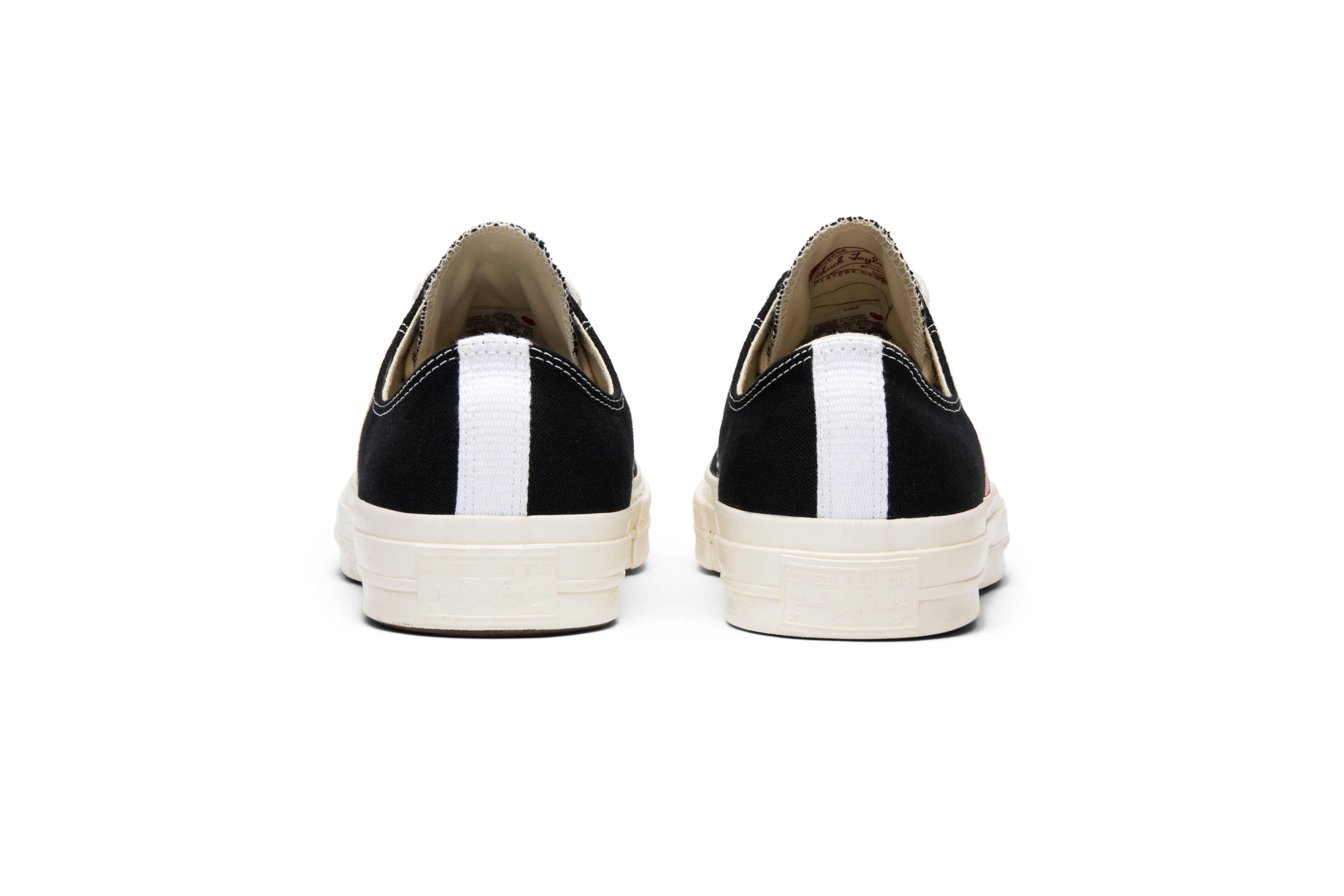 Sizing Comme des Garçons Play x Converse Chuck 70 低筒 '黑白' 版 150206C