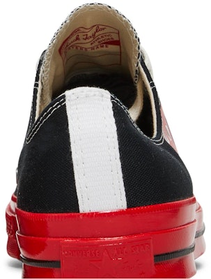 Comme des Garçons PLAY x Converse Chuck 70 Low 'Black Red' A01795C Sizing Comme des Garçons PLAY x Converse Chuck 70 Low 'Black Red' A01795C