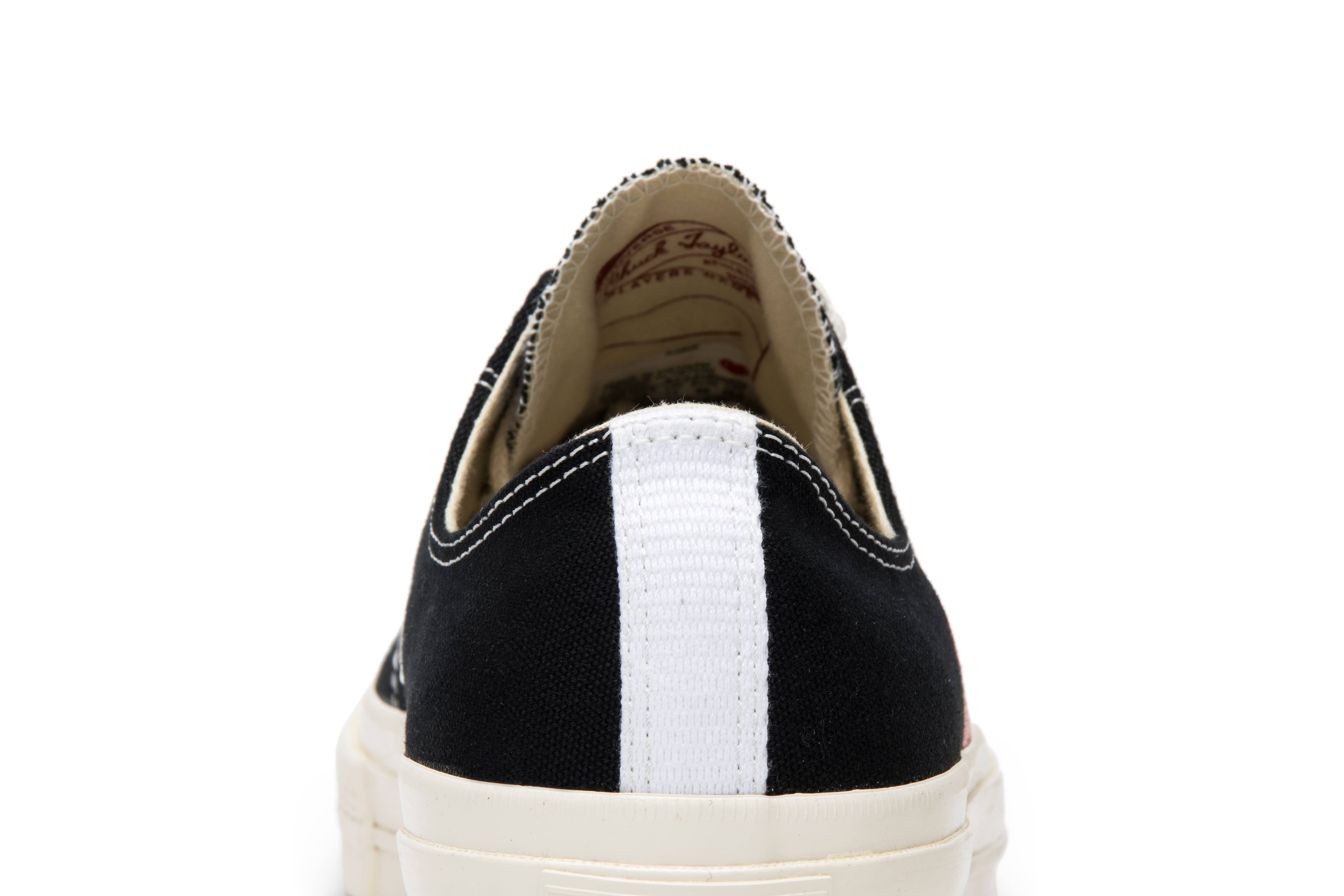 Cheap Comme des Garçons Play x Converse Chuck 70 低筒 '黑白' 版 150206C