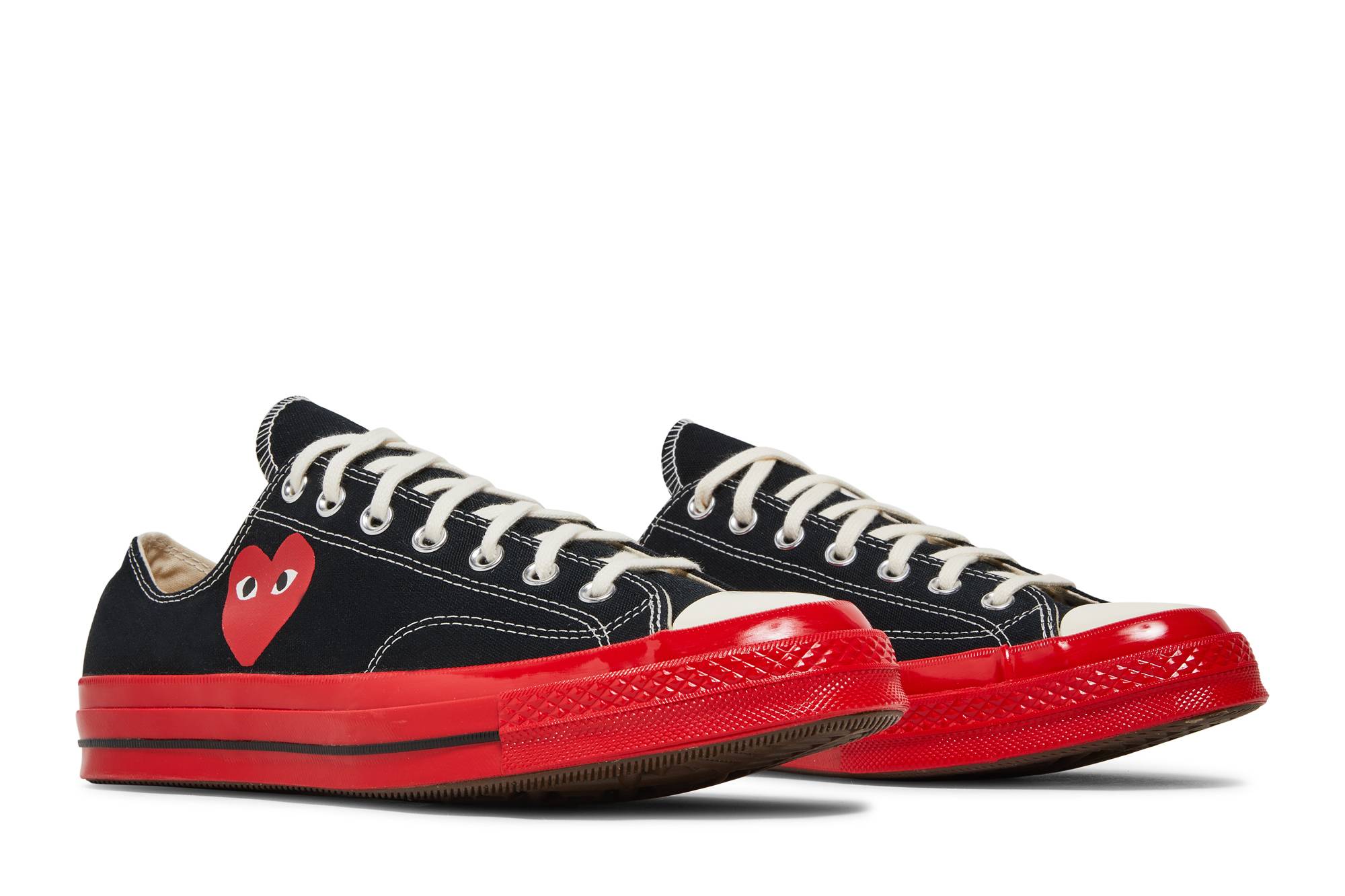 Cheap Comme des Garçons PLAY x Converse Chuck 70 低筒 '黑紅' A01795C