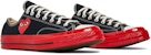Comme des Garçons PLAY x Converse Chuck 70 Low 'Hitam Merah' A01795C
