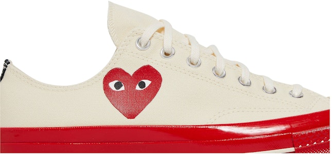 川久保玲 PLAY x Converse Chuck 70 低帮 '纯净红' A01796C Order 川久保玲 PLAY x Converse Chuck 70 低帮 '纯净红' A01796C