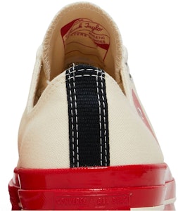 川久保玲 PLAY x Converse Chuck 70 低帮 '纯净红' A01796C Sizing 川久保玲 PLAY x Converse Chuck 70 低帮 '纯净红' A01796C