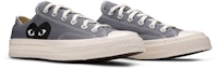 Cheap Comme des Garçons PLAY x Converse Chuck 70 Low 'Kelabu Besi' 171849C