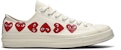 Comme des Garçons Play x Converse Chuck 70 Low Top 'Multi Heart' 162975C